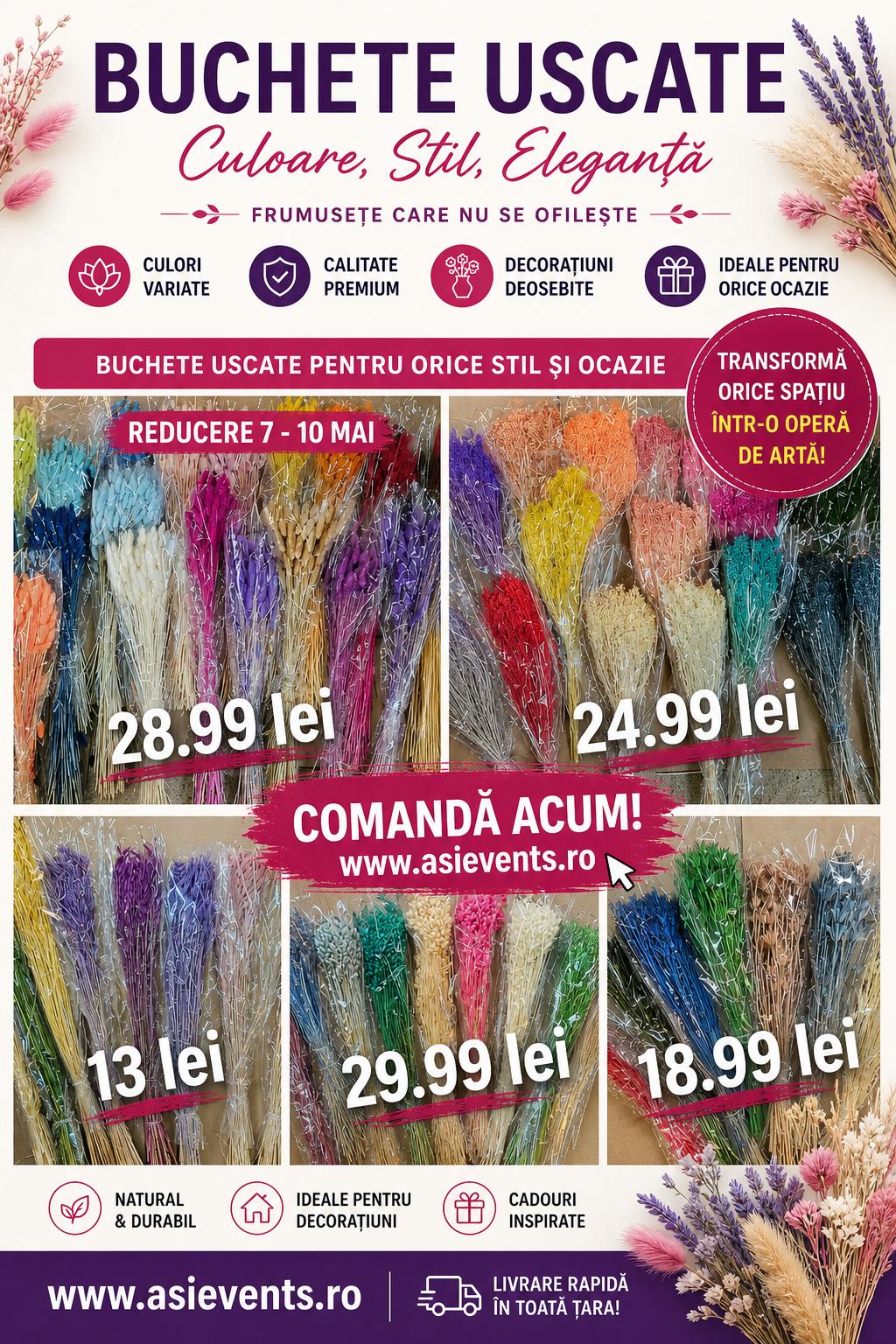 Durata livrarii poate fi intre 1- 3 zile.Vă rugăm, să luați în considerare acest termen!!